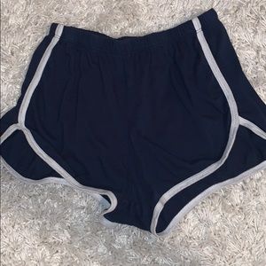 Navy and White Brandy Melville Shorts